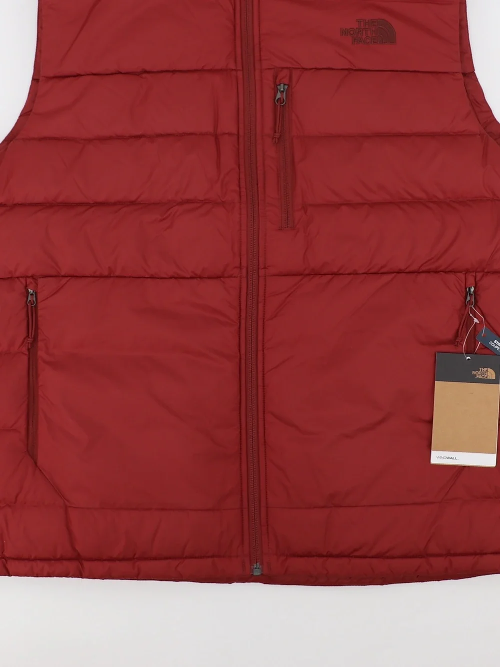 The North Face Men’s Aconcagua 2 Small Down Vest Brick House Red New Authentic